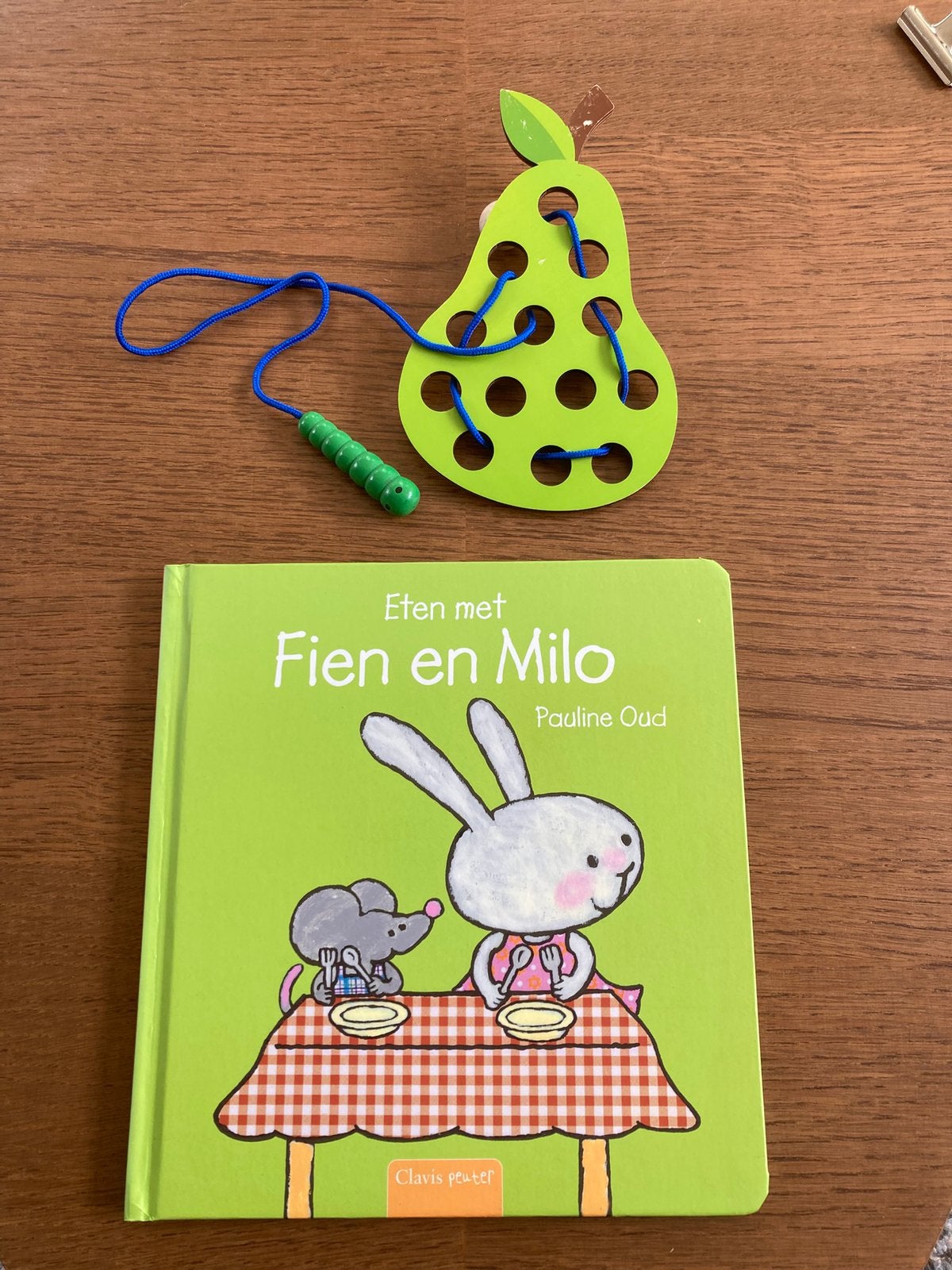 Eten met Fien en Milo, clavis peuter boekje, Ophalen of Verzenden, Zo goed als nieuw