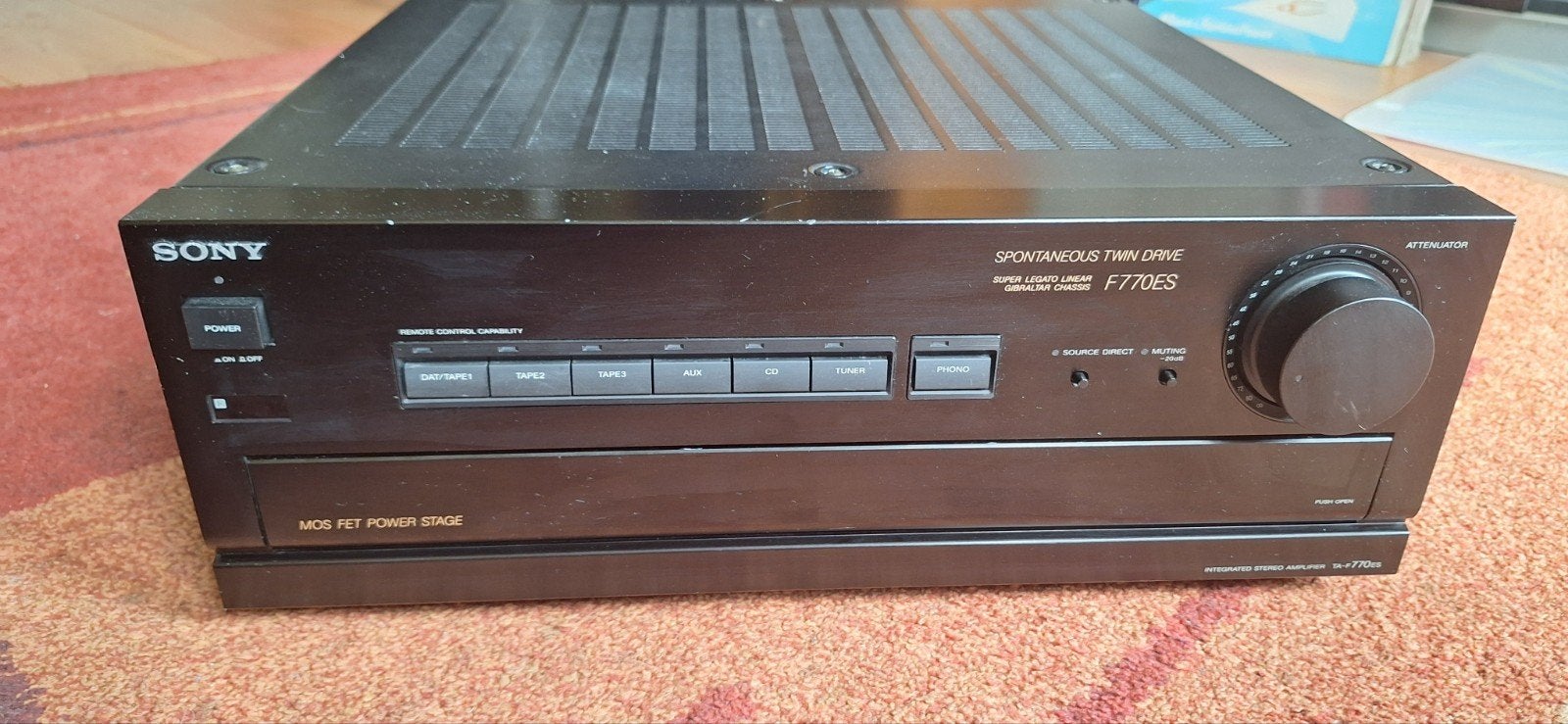 sony Ta-f770es, Ophalen, Gebruikt, 60 tot 120 watt, Sony