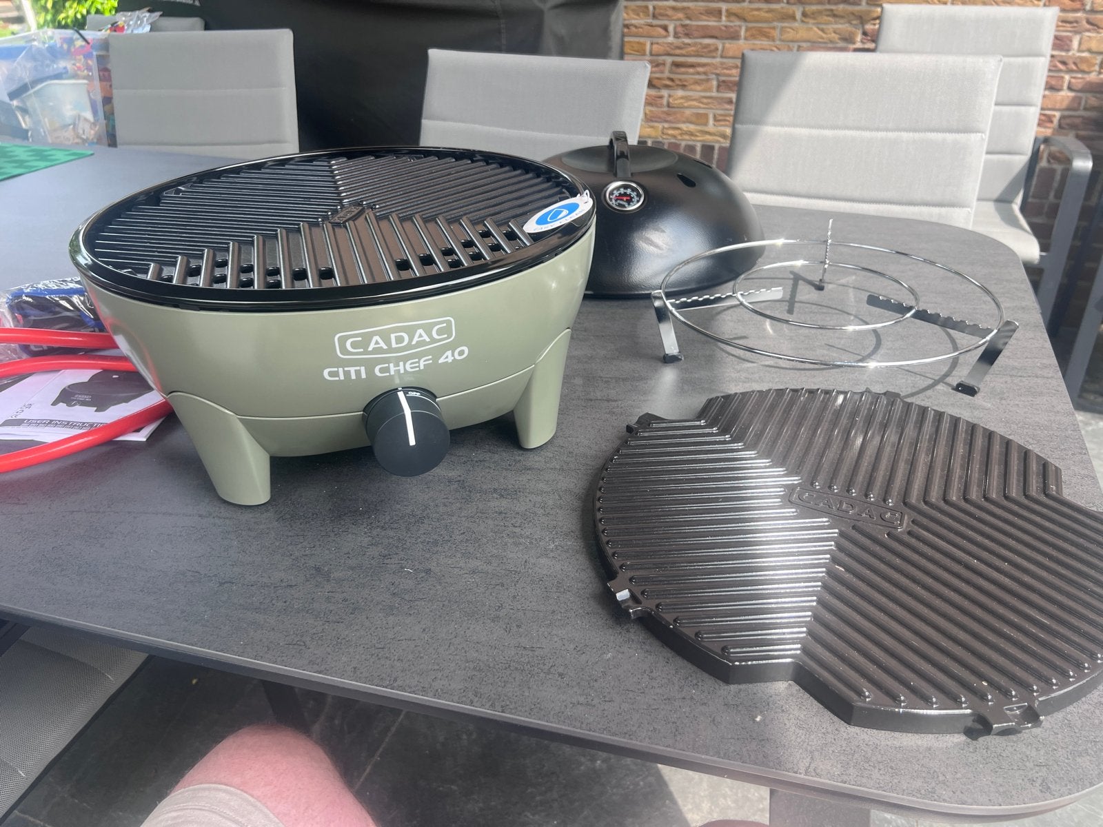 Cadac Citi Chef 40 olive groen BBQ - Draagbare Gasbarbecue, Ophalen of Verzenden, Nieuw