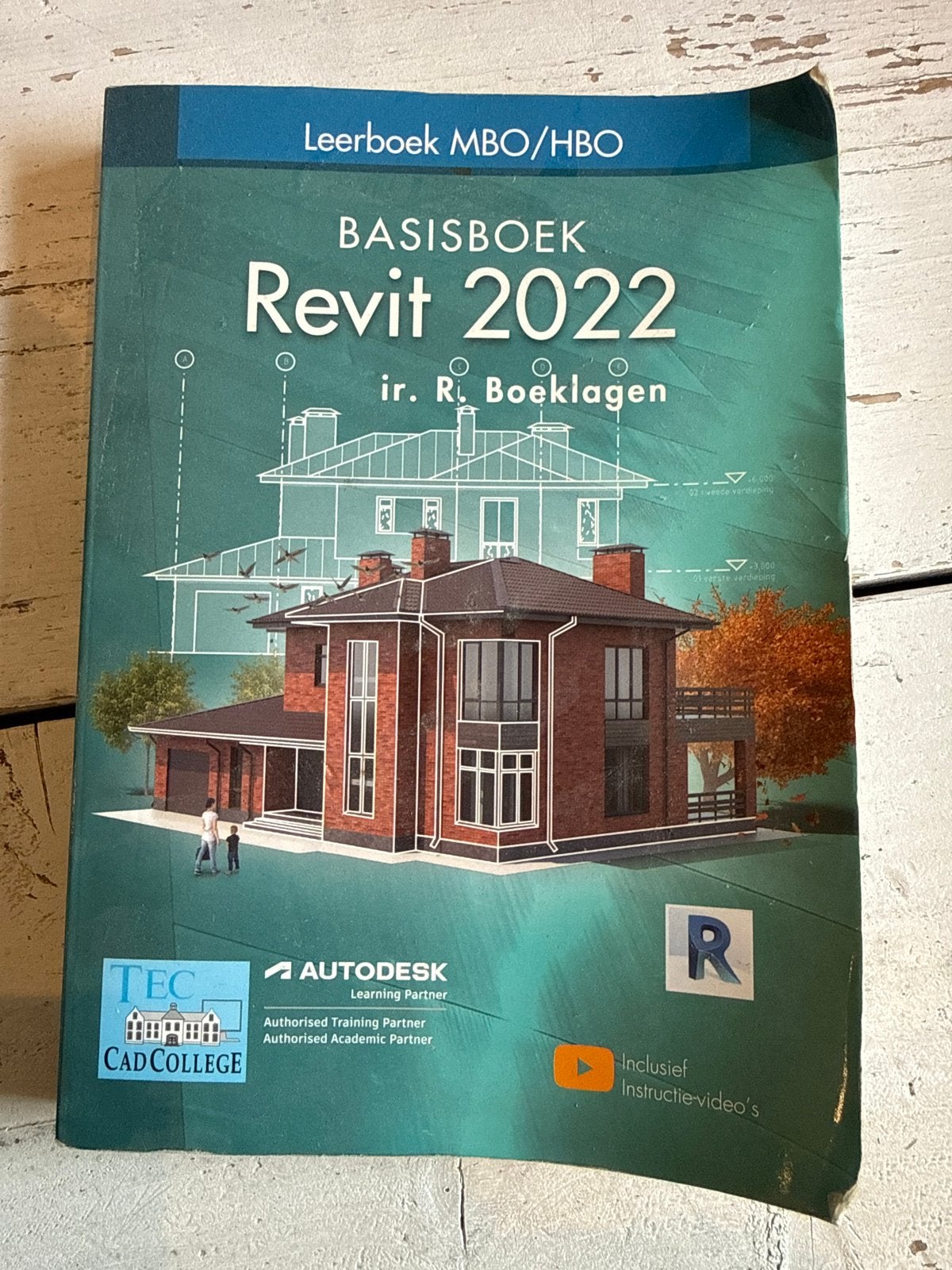 Basisboek Revit 2022 - Leerboek MBO/HBO, Boeken, Ophalen of Verzenden, Zo goed als nieuw, MBO