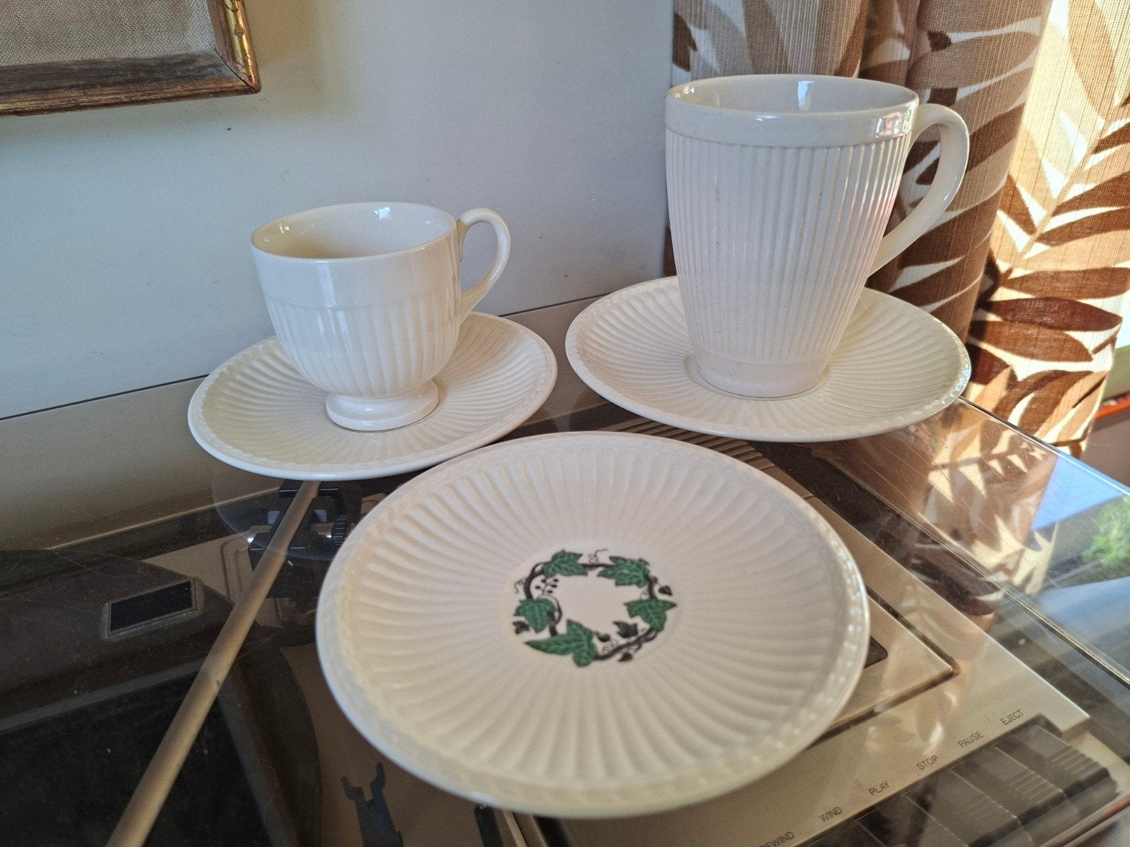 2 losse kop en schotels Wedgewood, Huis en Inrichting, Ophalen of Verzenden, Zo goed als nieuw, Nvt, Kop(pen) en/of Schotel(s)