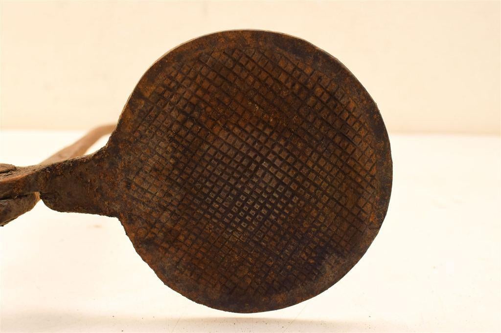 Smeedijzeren Wafelijzer 44670, Ophalen of Verzenden, Gebruikt