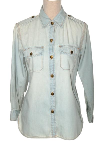 Nieuwe Current Elliott spijkerblouse, jeans blouse, Mt. S, Nieuw, Maat 36 (S), Current Elliott, Verzenden