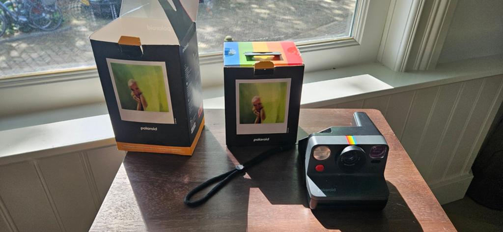 Polaroid Now Instant Camera met Color i-Type Film, Ophalen of Verzenden, Zo goed als nieuw, Polaroid, Polaroid