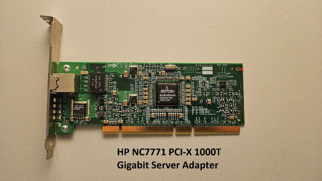 HP NC7771 PCI-X 1000T Gigabit Server Adapter, Ophalen of Verzenden