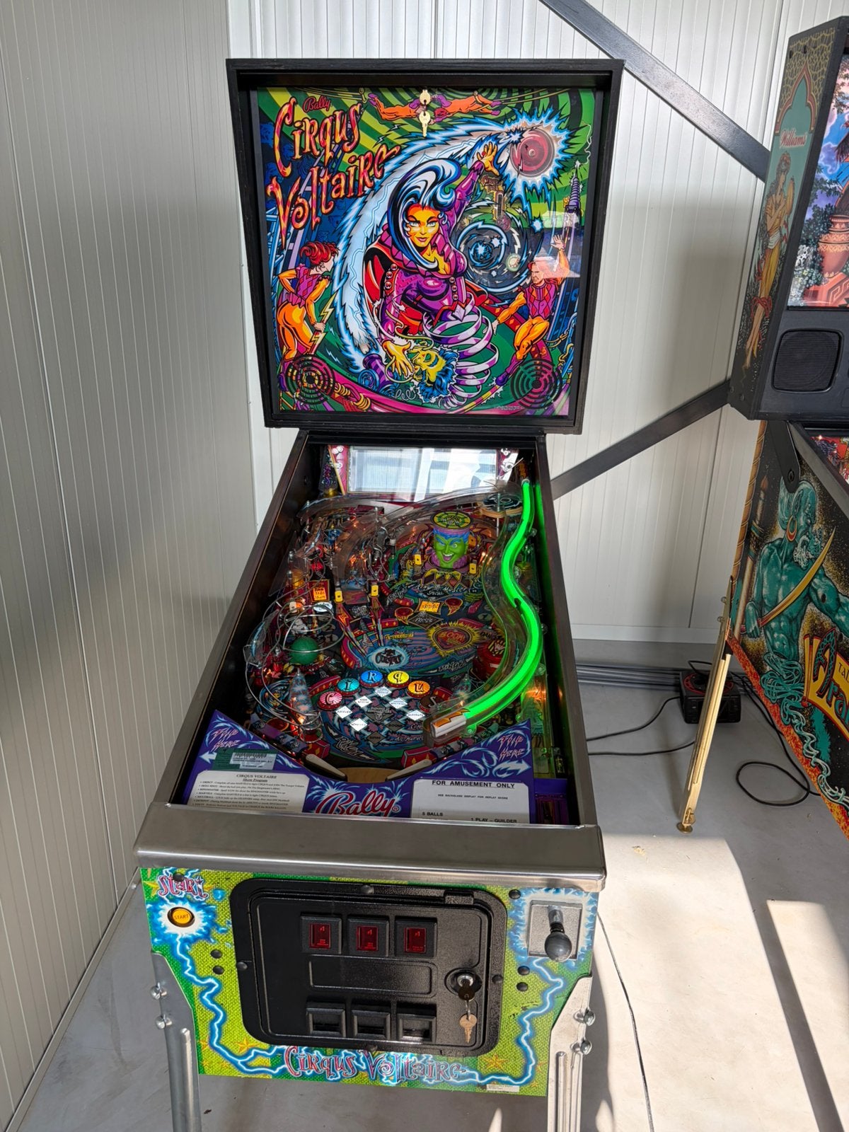 Cirqus voltaire flipperkast - topstaat !, Verzamelen, Automaten | Flipperkasten, Ophalen of Verzenden, Williams, Zo goed als nieuw