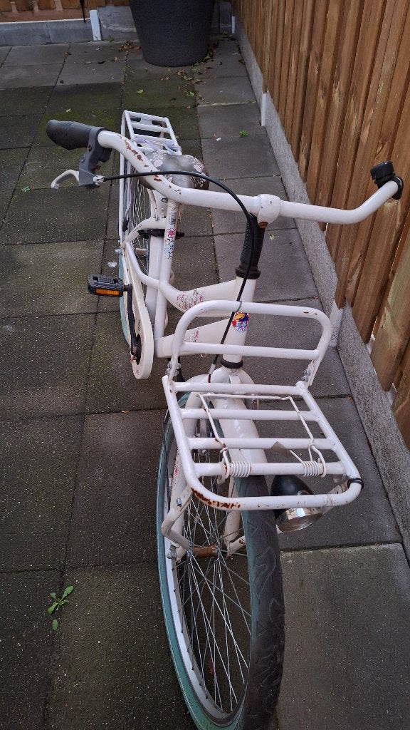 26 inch Volare Meisjes fiets, Terugtraprem, Gebruikt, Volare, Handrem