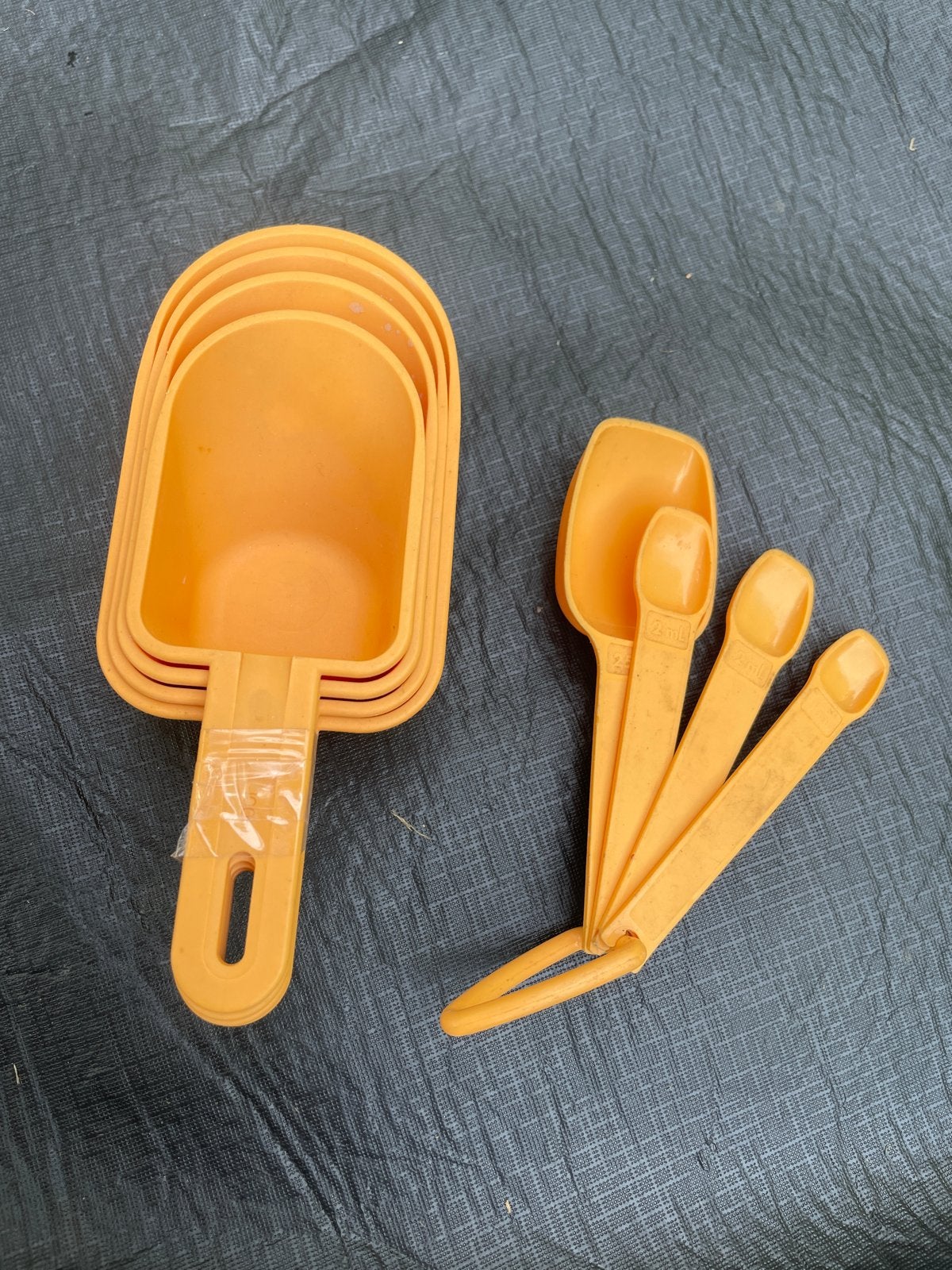 Oranje maatschepjes sets Tupperware, Kunststof, Ophalen of Verzenden, Oranje, Overige typen