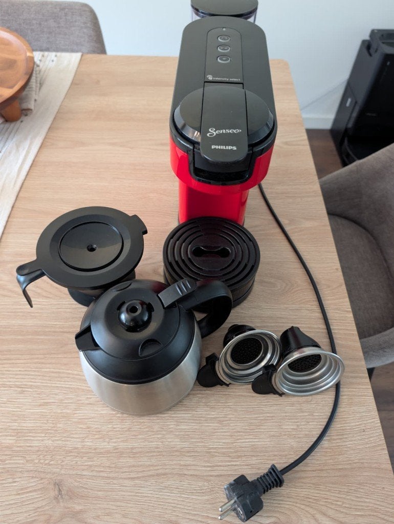 Philips Senseo Switch HD6592 Koffiemachine, Ophalen, Afneembaar waterreservoir, Gebruikt, Koffiemachine