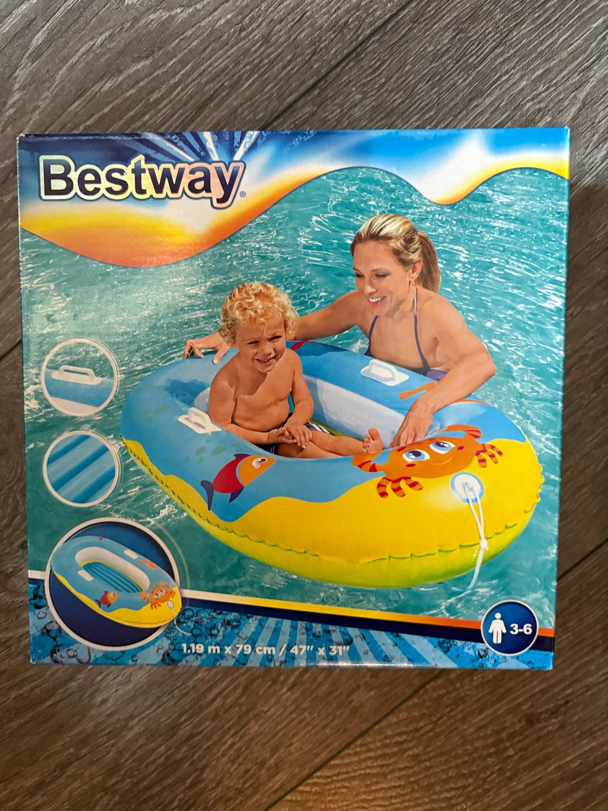 Bestway Opblaasbare Baby Zwemband Krab Design, Ophalen of Verzenden, Nieuw