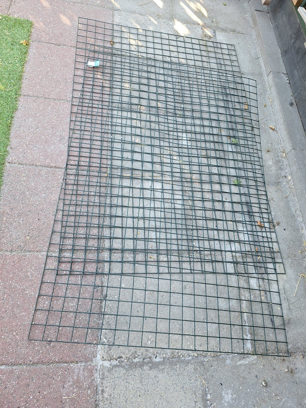 Gaaspanelen groen 150x100 cm - 2 stuks, Tuin en Terras, Ophalen