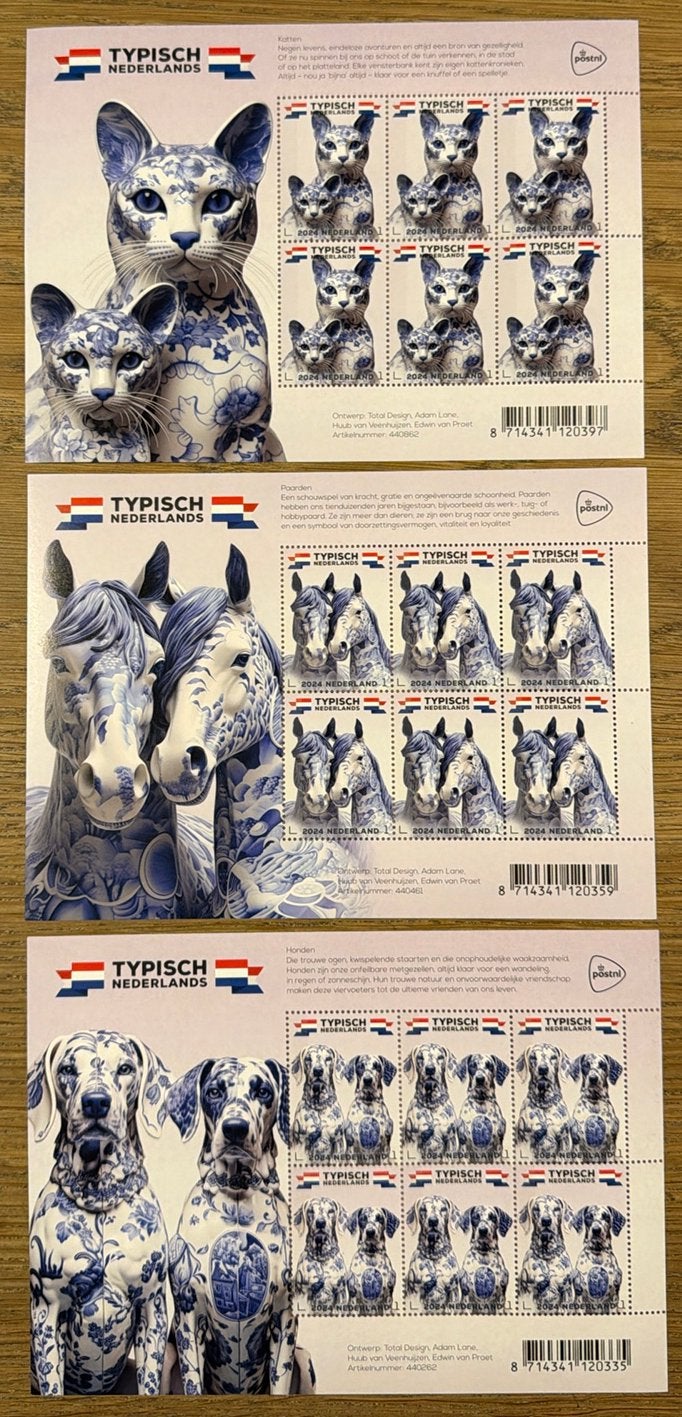 Postzegels pf. Typisch Nederlands. 2024, Ophalen of Verzenden, Na 1940, Postfris