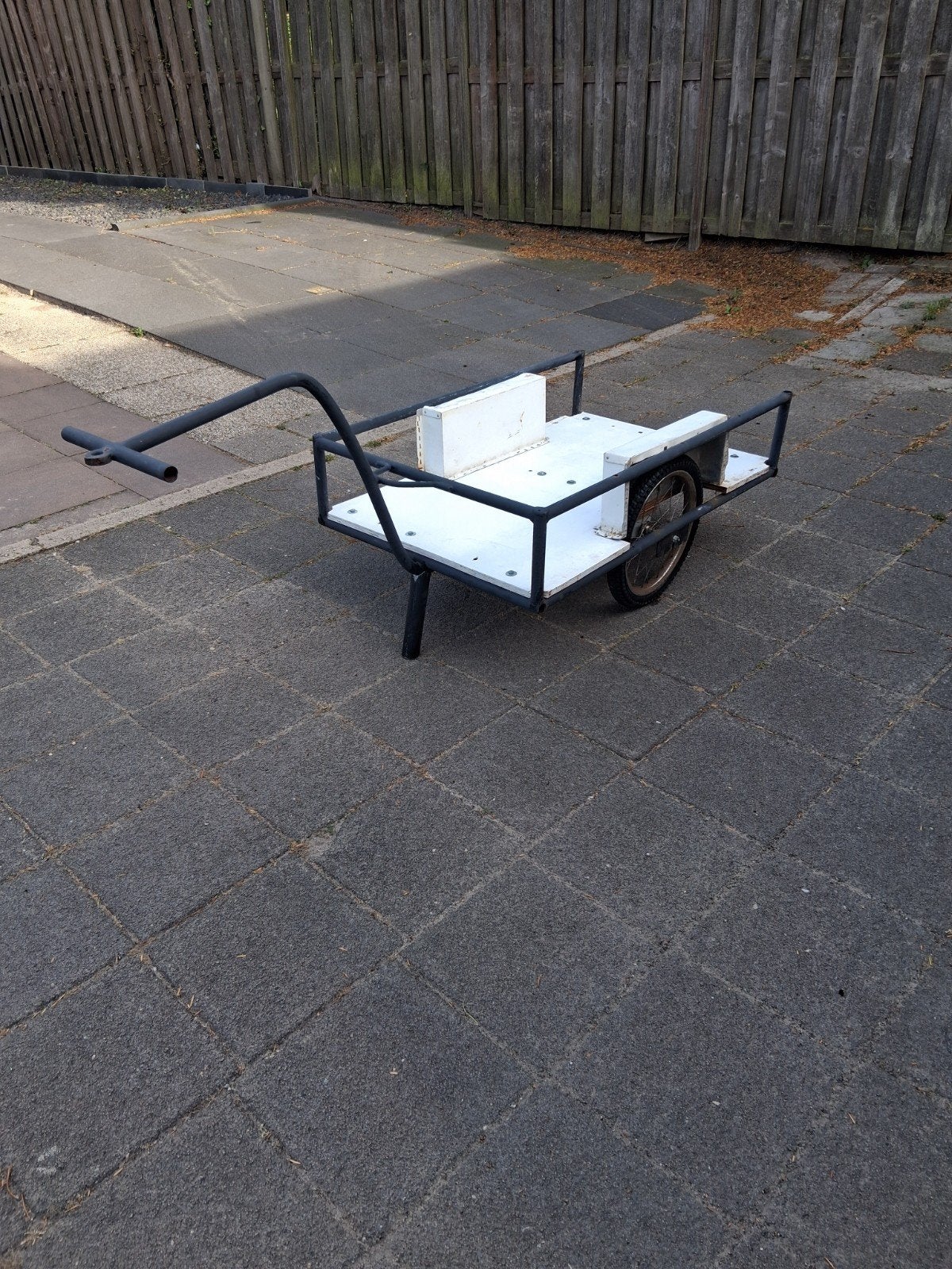 Grote fietskar/loopkar met standaard | ZIE BESCHRIJVING, Fietsen en Brommers, Ophalen, Gebruikt, Bagagekar, 40 tot 60 kg