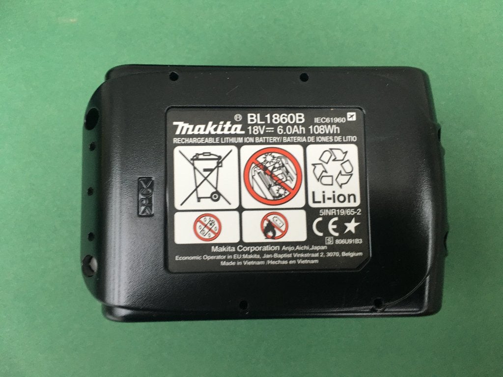 Makita accu 18V - 6.0 Ah / 108Wh BL1860B, Ophalen of Verzenden