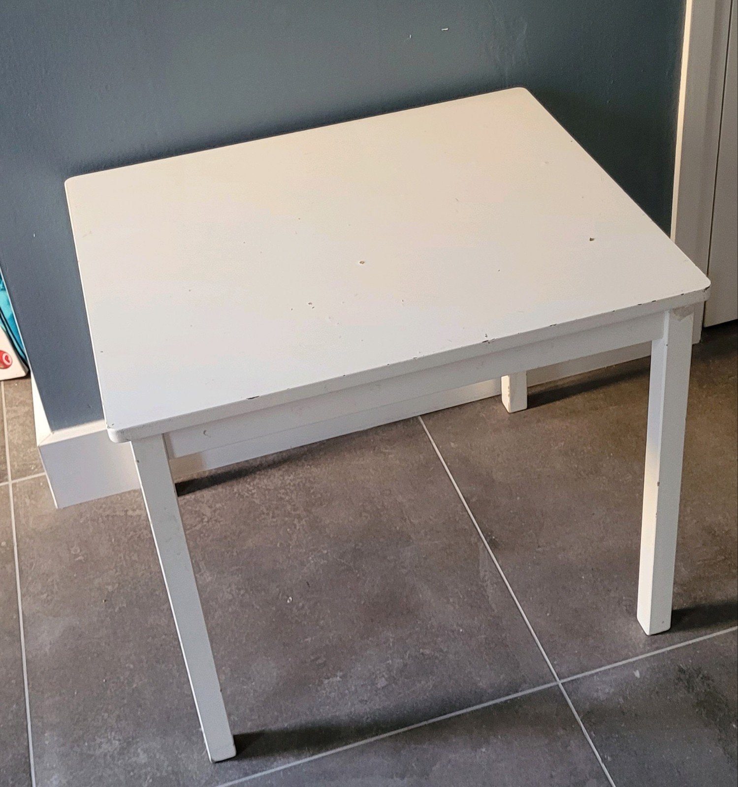 ikea kindertafel wit, gratis afhalen, Ophalen of Verzenden, Gebruikt