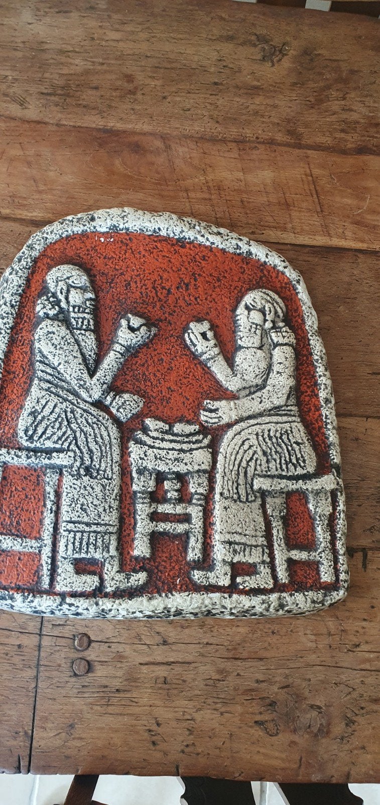 Vintage tegel Festin de Syrie Septentrionale, Antiek en Kunst, Ophalen of Verzenden