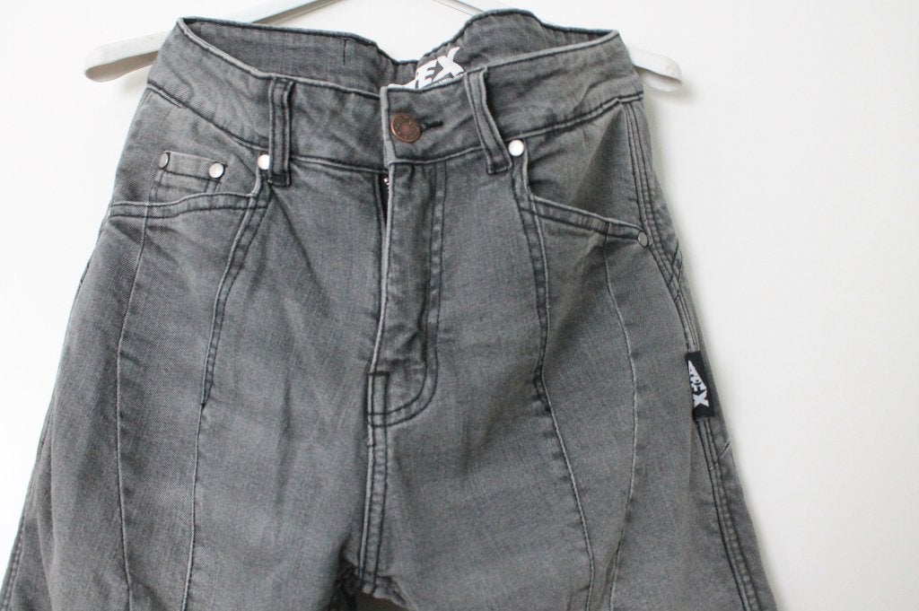 Dames motorspijker broek APEX maat 30, Motoren, Verzenden, APEX, Broek | textiel, Dames