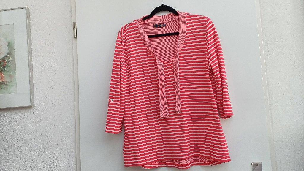 John Bardale top, rood wit gestreept, maat XXL, John Bardale, Maat 46/48 (XL) of groter, Ophalen of Verzenden, Zo goed als nieuw
