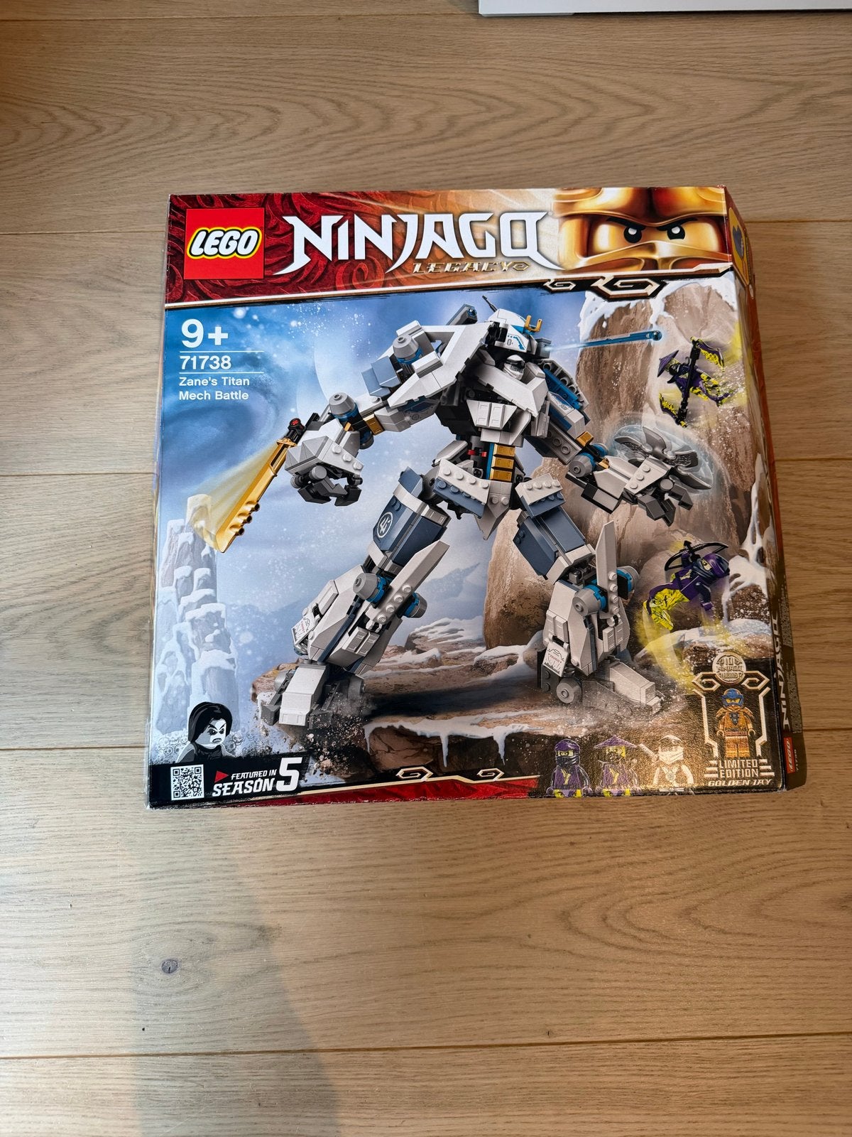 Lego Ninjago 71738 Zane's Titaan Mech - Zo goed als nieuw, Lego, Ophalen of Verzenden, Zo goed als nieuw, Compleet