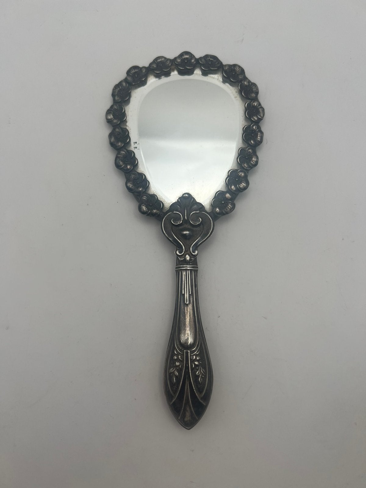 Zilveren handspiegel 16,5 cm, Ophalen of Verzenden, Zilver