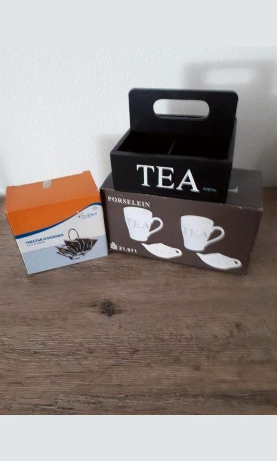 Thee accessoires set, Overige typen, Nieuw, Ophalen of Verzenden, Glas