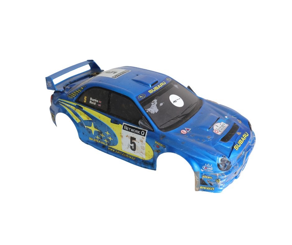 Tamiya Subaru STI body 1/10 rc auto, Verzenden, Gebruikt, Onderdeel