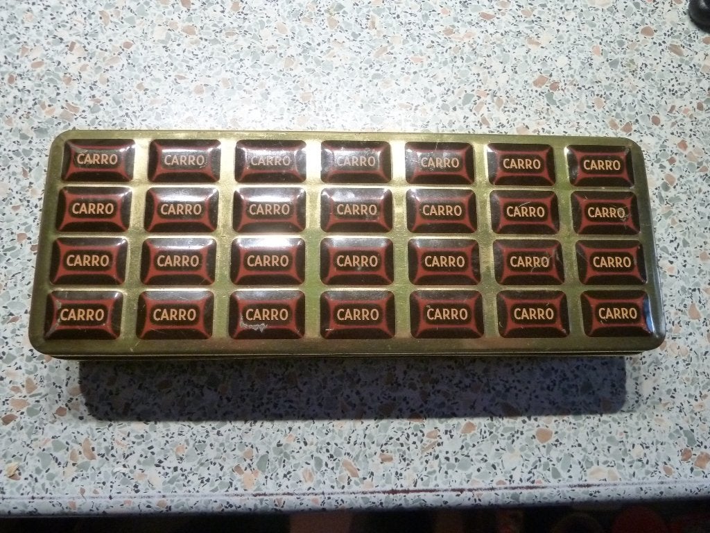 Driessen chocolade caro blik, Ophalen of Verzenden, Gebruikt, Overige