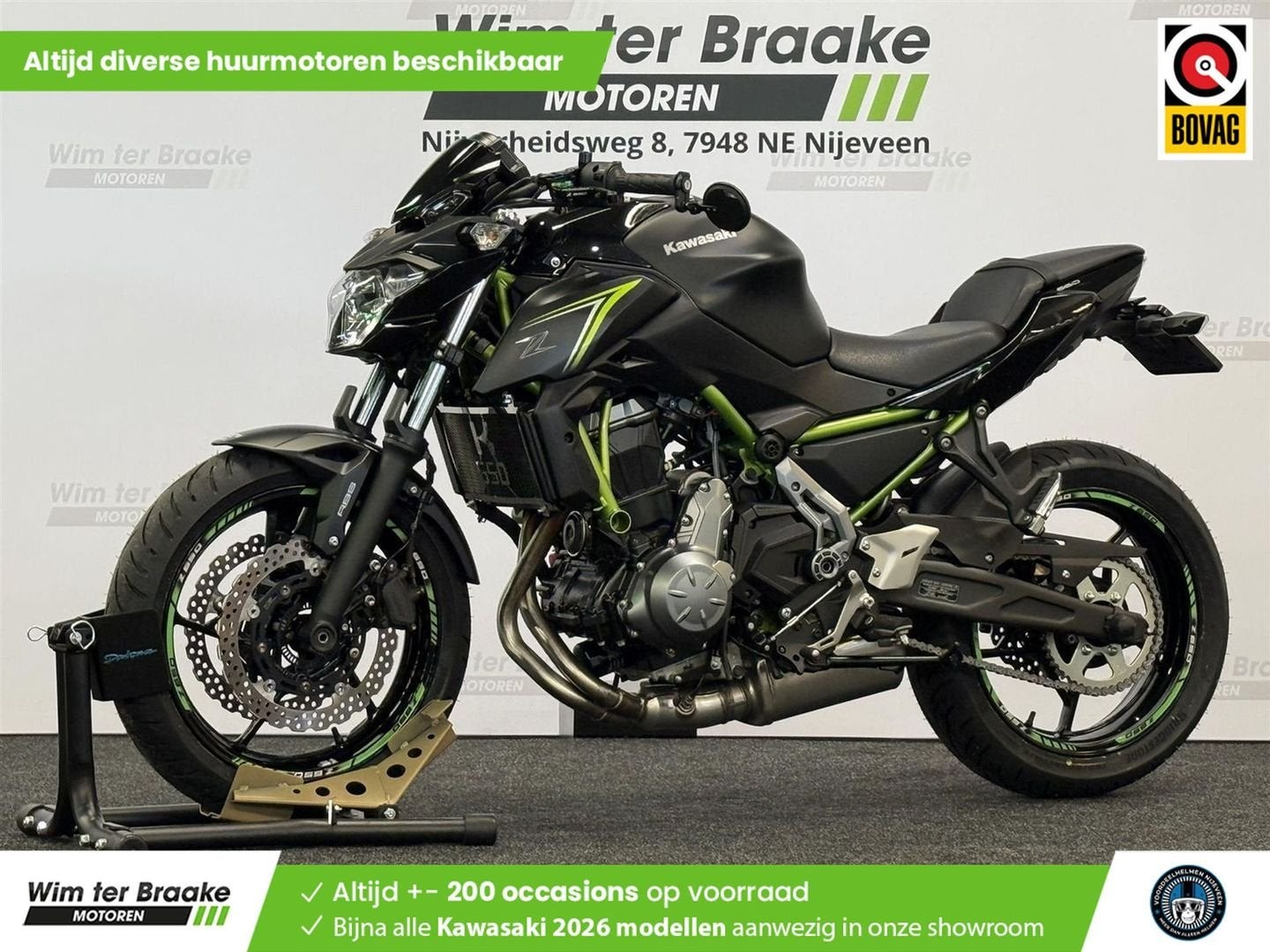 Kawasaki Z 650 ABS (bj 2018) 10,565 km, Motoren, Motoren | Kawasaki, 2 cilinders, Bedrijf, Onbekend, KAWASAKI