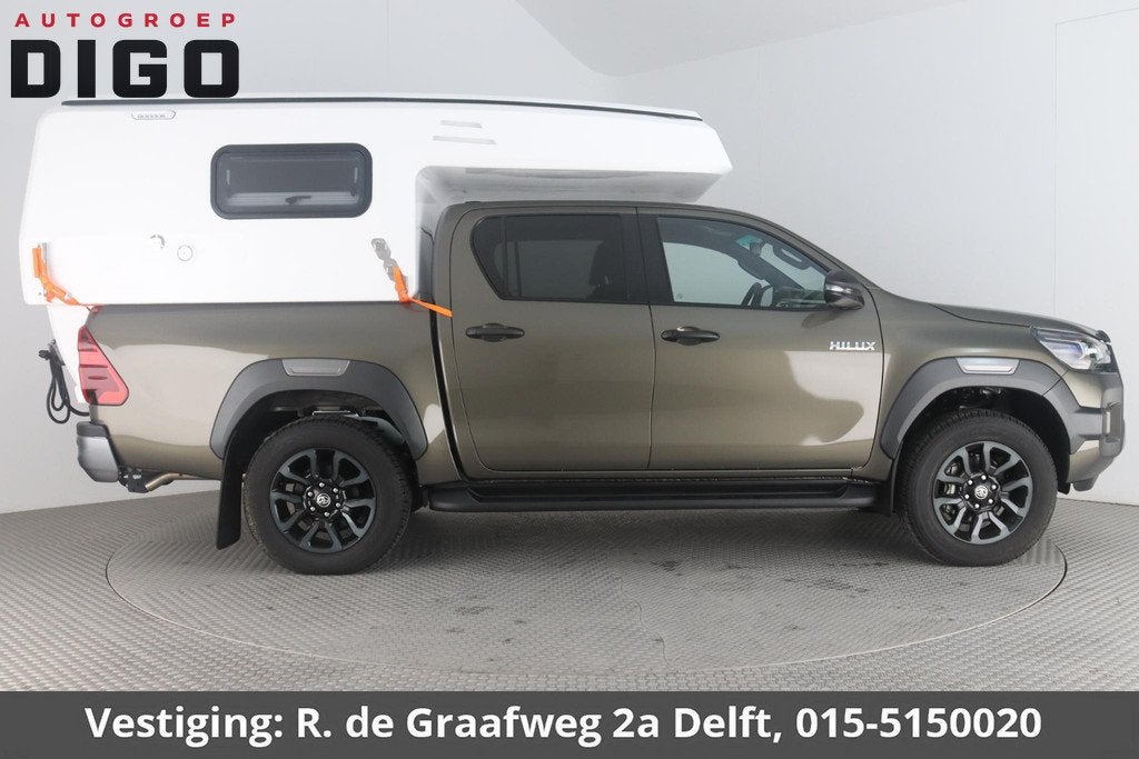 Toyota HiLux CAMPER OPBOUW *NIEUW* (€25.000,- ex.BTW) /, Automaat, 1 pk, 4 cilinders, Wit