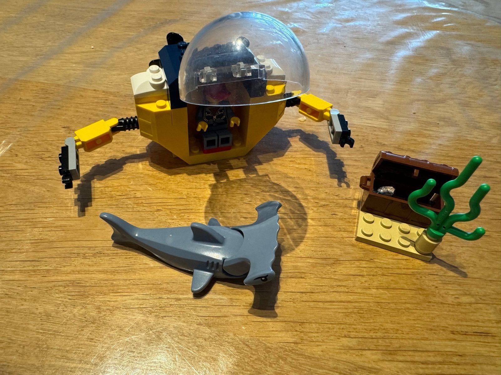 Lego City Onderzeeër (set 60263) - Zonder boekje/doos, Inclusief minifiguren, Lego, Ophalen of Verzenden, Complete set