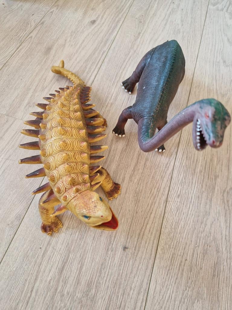Dinosaurus speelgoed set - Ankylosaurus en Brachiosaurus, Ophalen of Verzenden
