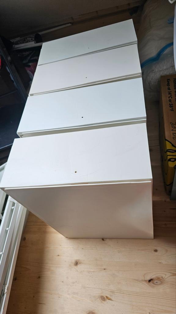 TRONES Schoenenkast/opberger wit 52x18x39 cm, Ophalen, Gebruikt, Modern