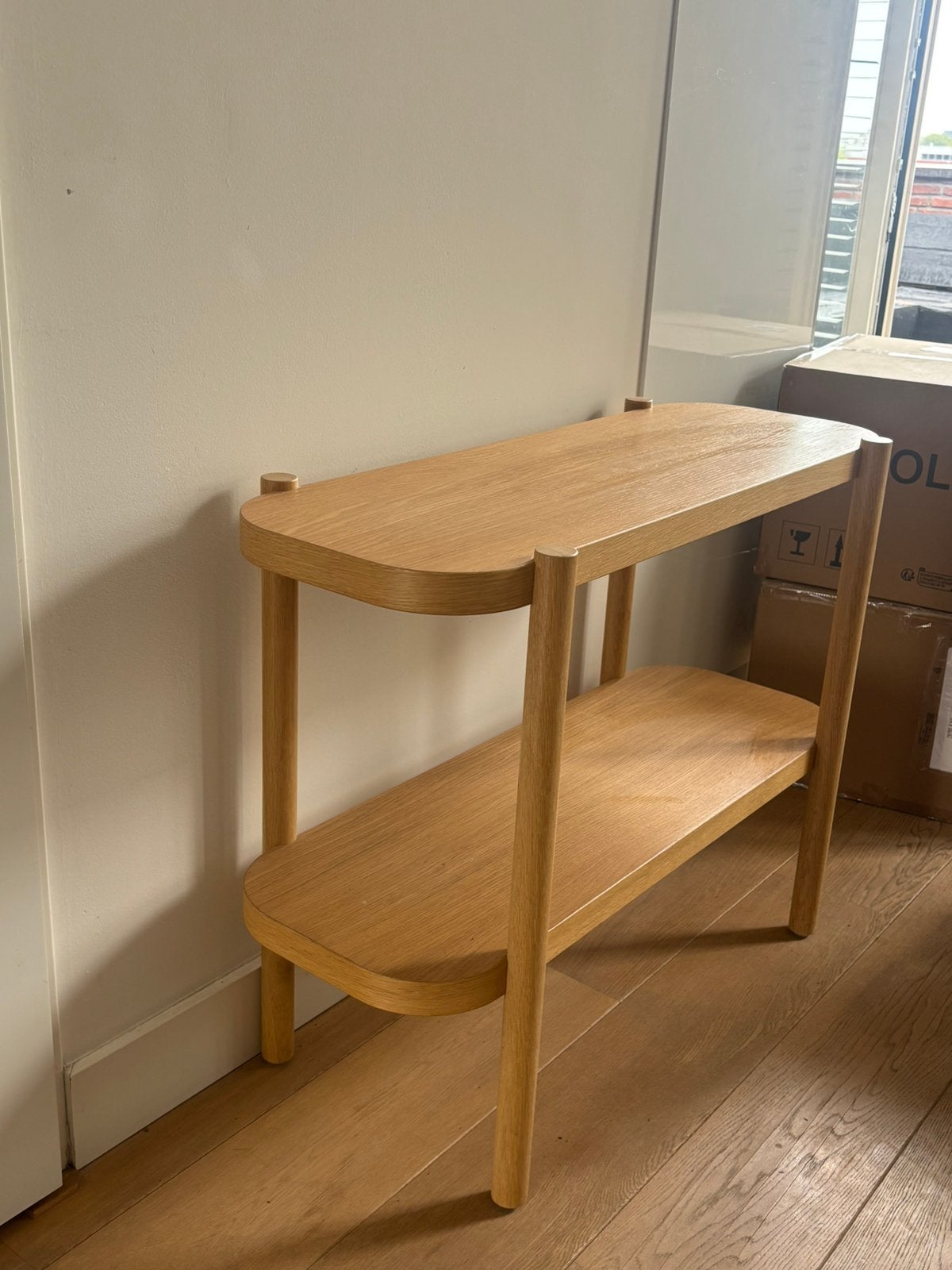 IKEA houten rek (92x38x70 cm), Ophalen, Gebruikt