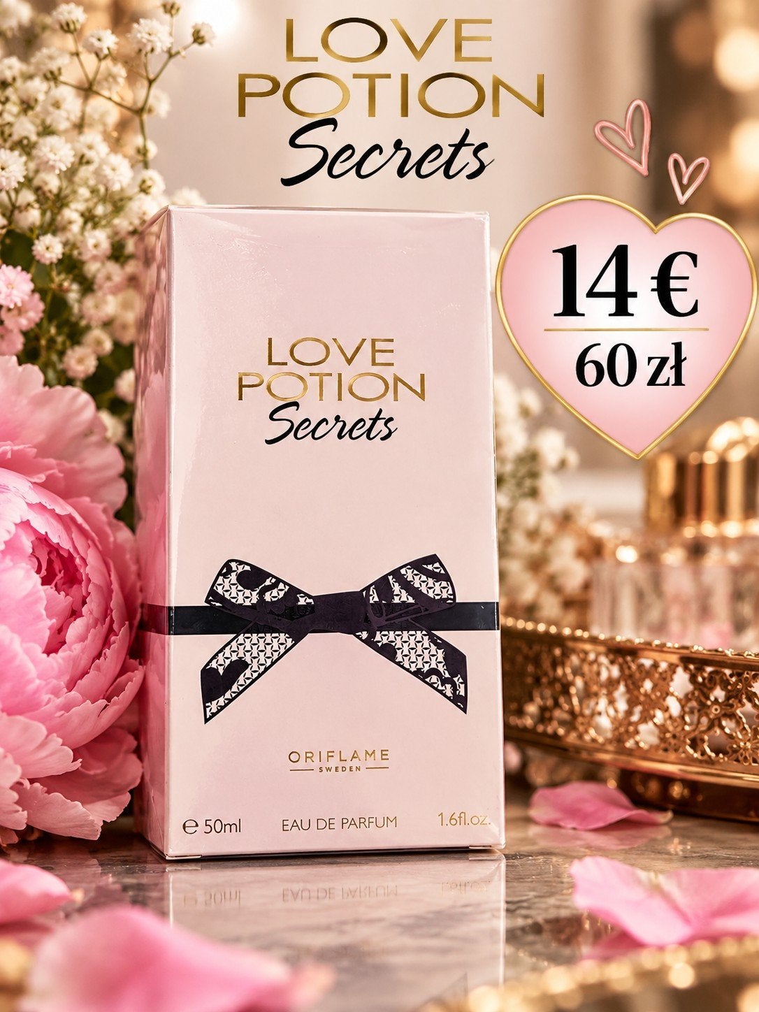 Love Potion Secrets 50 ml Oriflame, Ophalen of Verzenden, Nieuw, Miniatuur