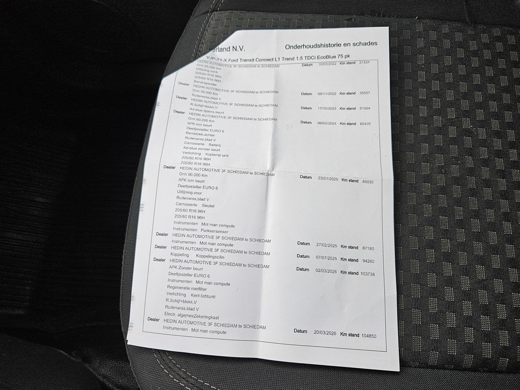Ford Transit Connect 1.5 EcoBlue L1 Airco Camera Navi Trekh, Gebruikt, Euro 6, 4 cilinders, Wit