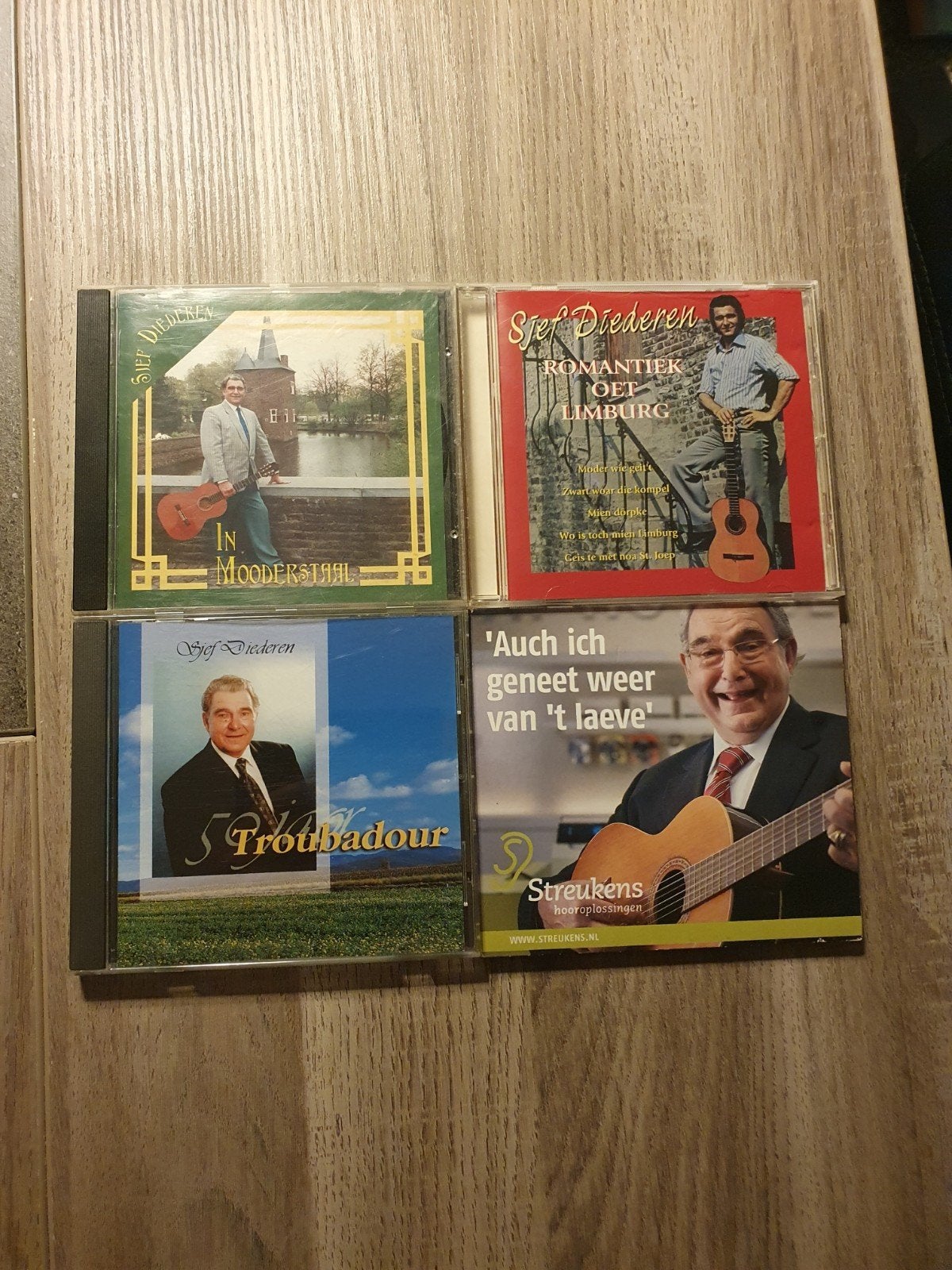 4x cd sjef diederen, Ophalen of Verzenden, Zo goed als nieuw, Levenslied of Smartlap