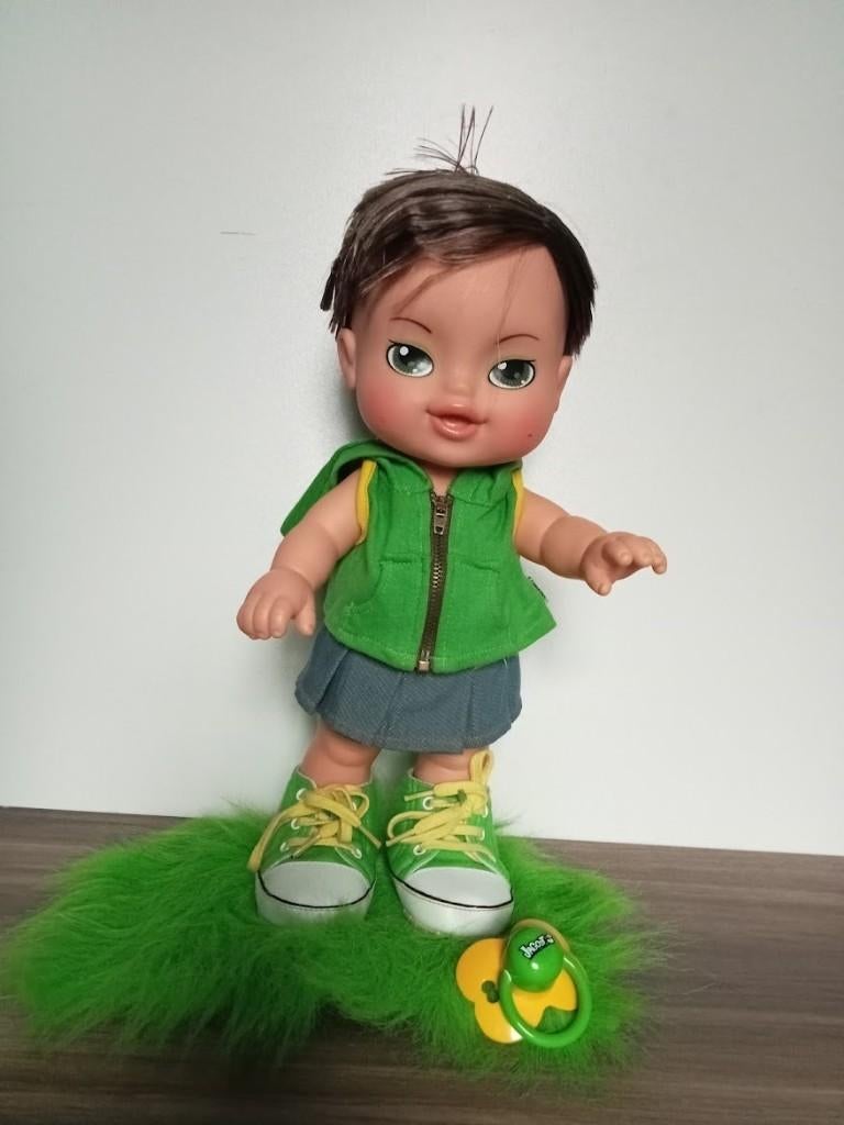 Vintage Jaggets pop (Famosa), Ophalen of Verzenden, Zo goed als nieuw, Babypop