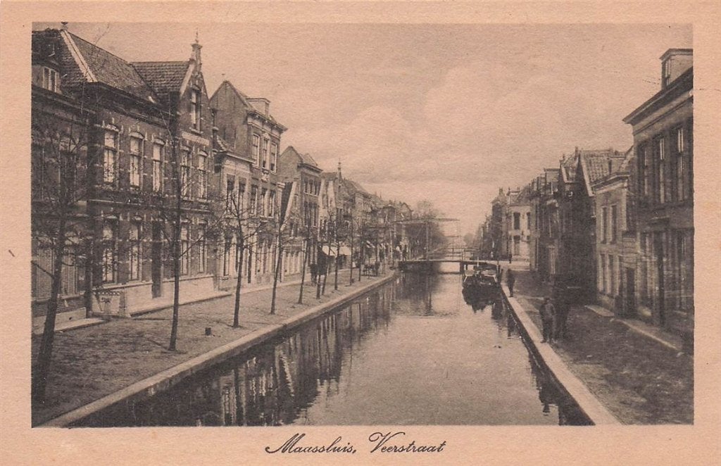 702-411-051 Maassluis Veerstraat, Verzenden, Voor 1920, Zuid-Holland