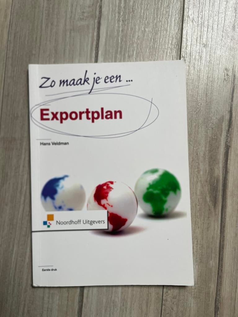 Zo maak je een Exportplan - Hans Veldman, Boeken, Ophalen of Verzenden, Gelezen, Economie en Marketing