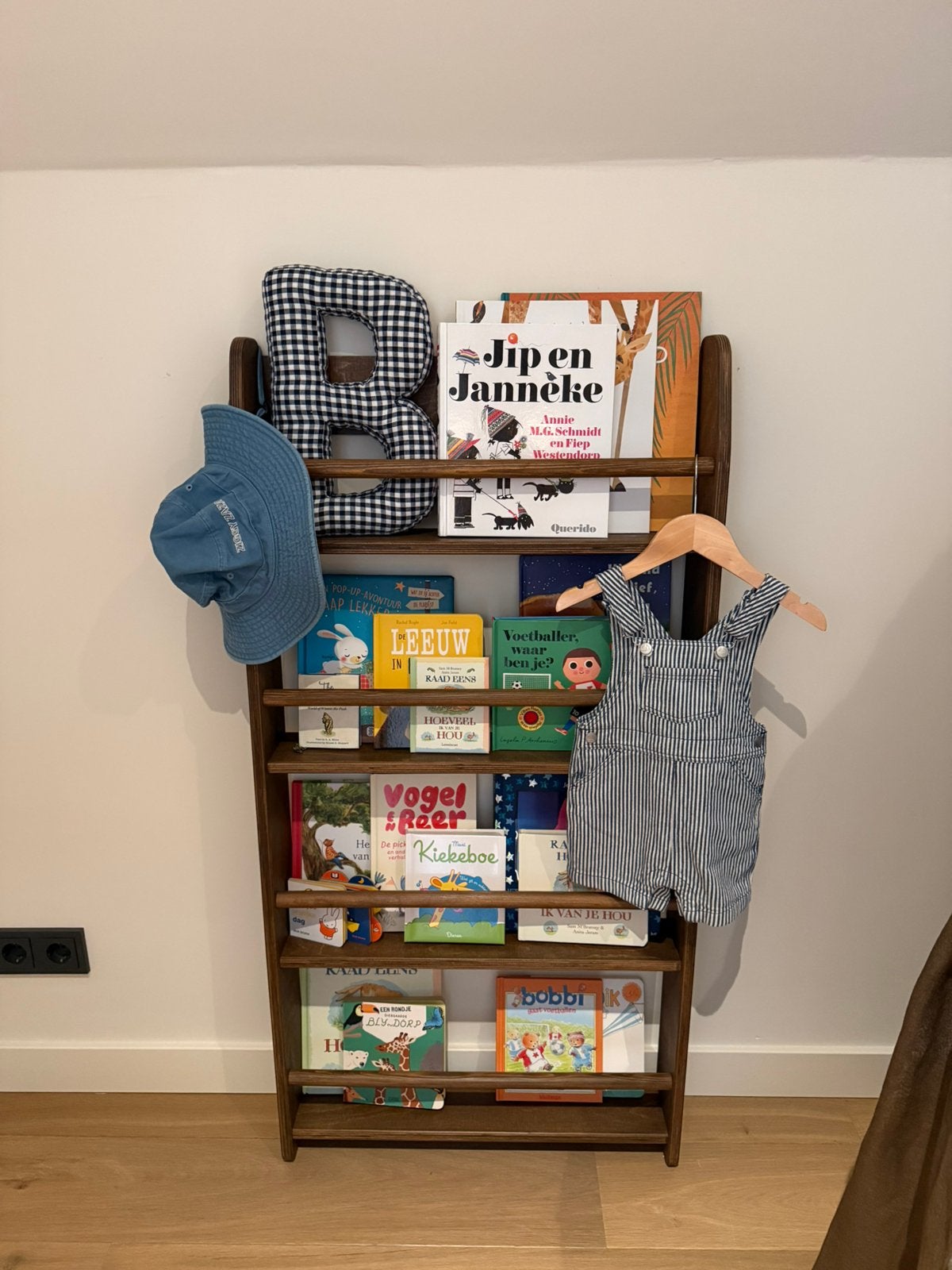 Toddie boekenrek - Wengé, Ophalen, Bruin, Nieuw, Wanddecoratie