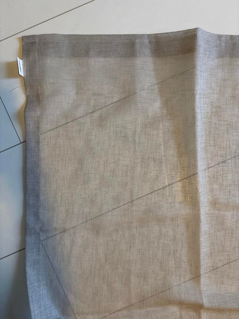 4x whkmp's own Voile Gordijnen 150x300 cm - Nieuw, Huis en Inrichting, Ophalen of Verzenden, Nieuw, Grijs