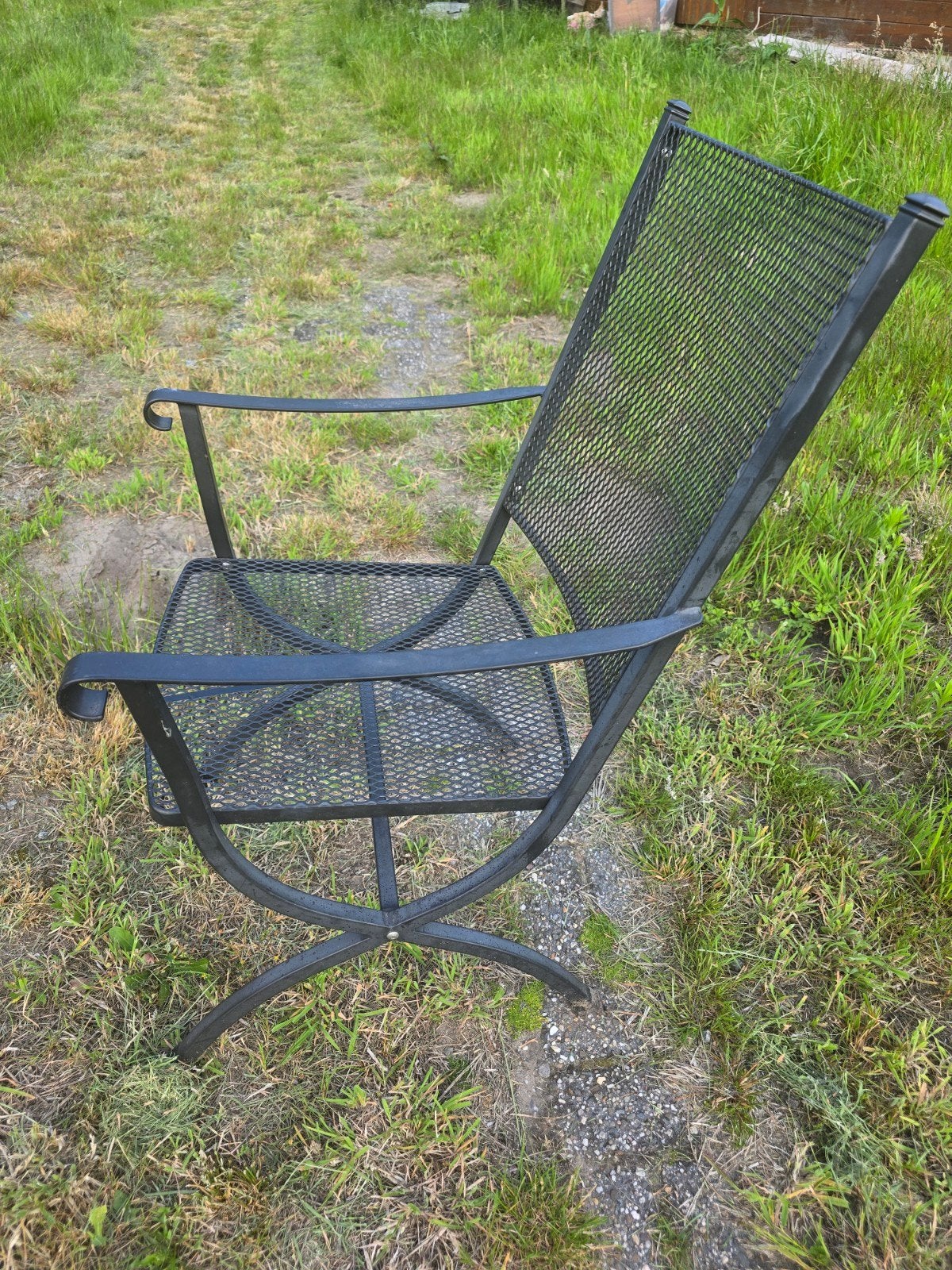 6 metalen tuinstoelen 30 euro totaal!, Ophalen, Gebruikt, Metaal