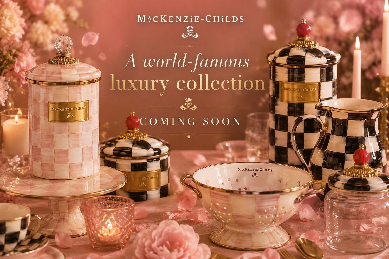 MacKenzie-Childs, Overige materialen, Pip Studio, Nieuw, Ophalen of Verzenden
