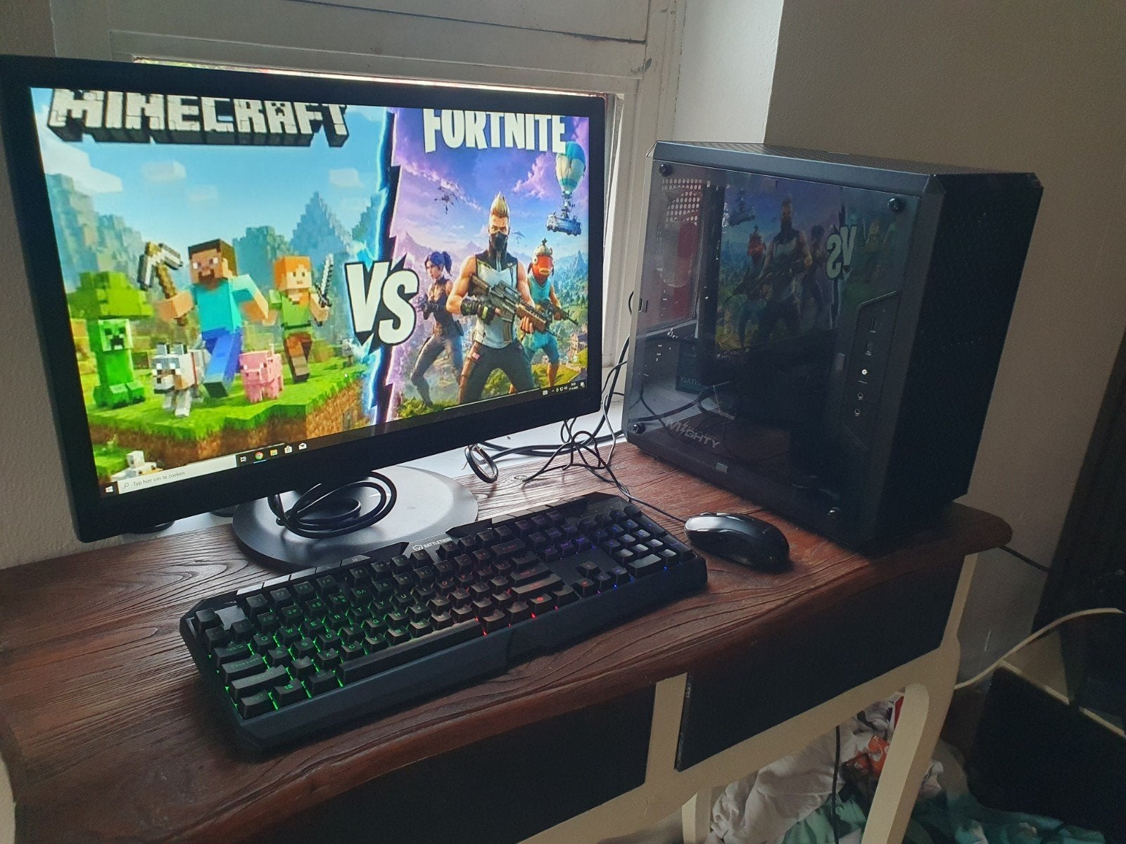 Ryzen 5 3600 12Core/Gtx 1650 Super/1250SSD/24 inch/RGB/16Gbr, Cooler Master, Virtual Reality, AMD Ryzen 5, Zo goed als nieuw