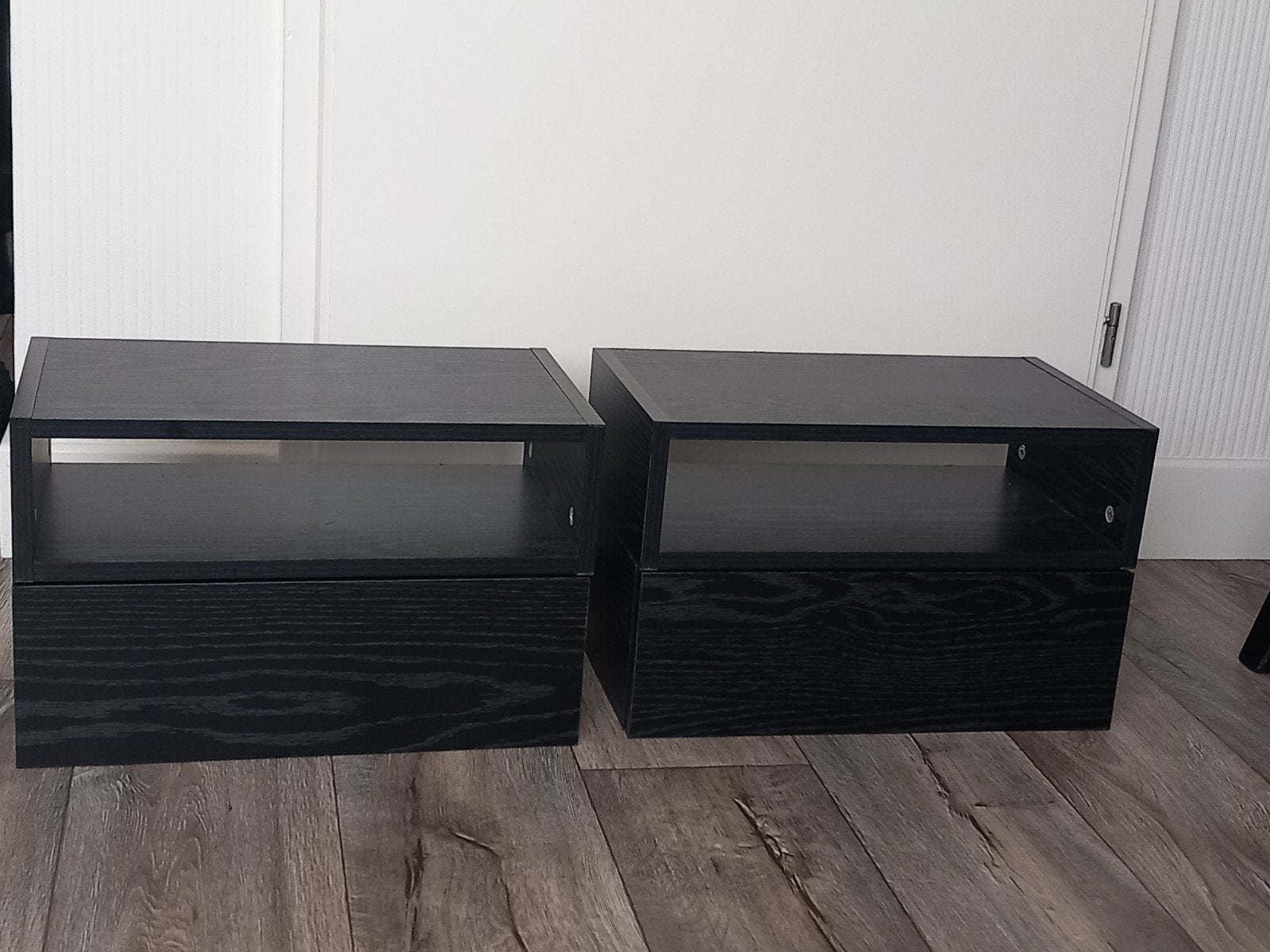nachtkasje, hangend, zwart, Ophalen, 50 tot 100 cm, Minder dan 50 cm