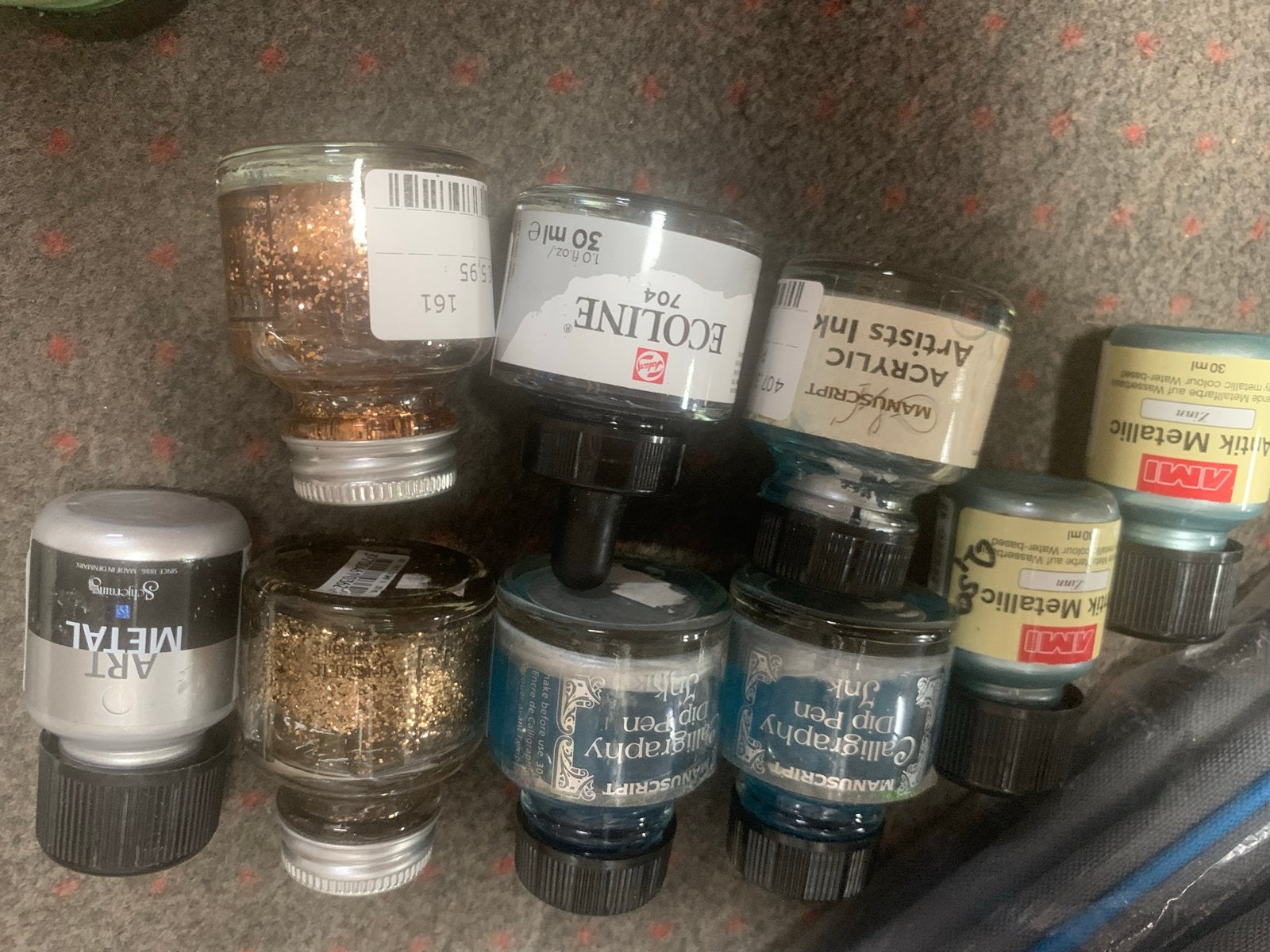 Diverse Inkt en Glitterverf Collectie, Ophalen of Verzenden, Nieuw, Overige typen