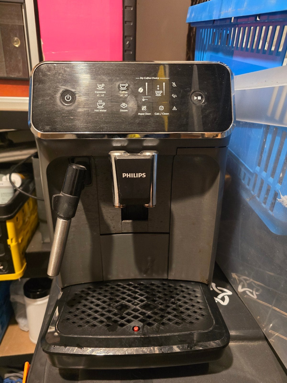 Philips 2200 serie volautomatische espressomachine, Ophalen, Espresso apparaat, Koffiebonen, Zo goed als nieuw