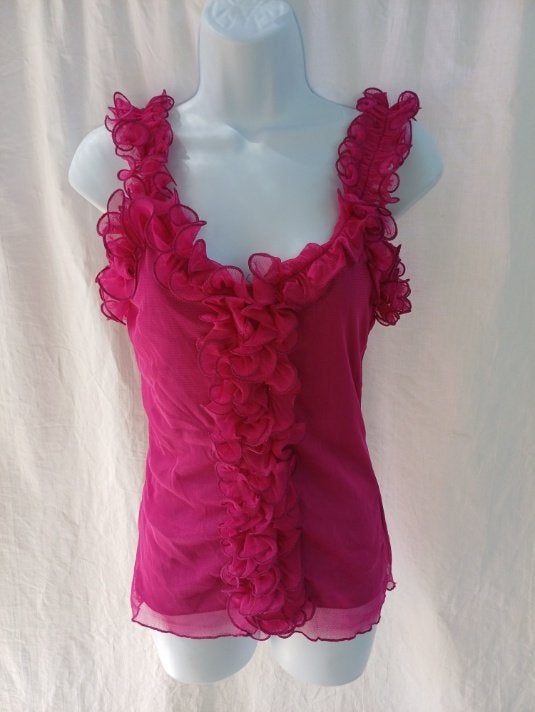 Gaaf roze dames shirt mt S/M merk Luc Ce, Kleding | Dames, Carnaval, ., Ophalen of Verzenden, Zo goed als nieuw
