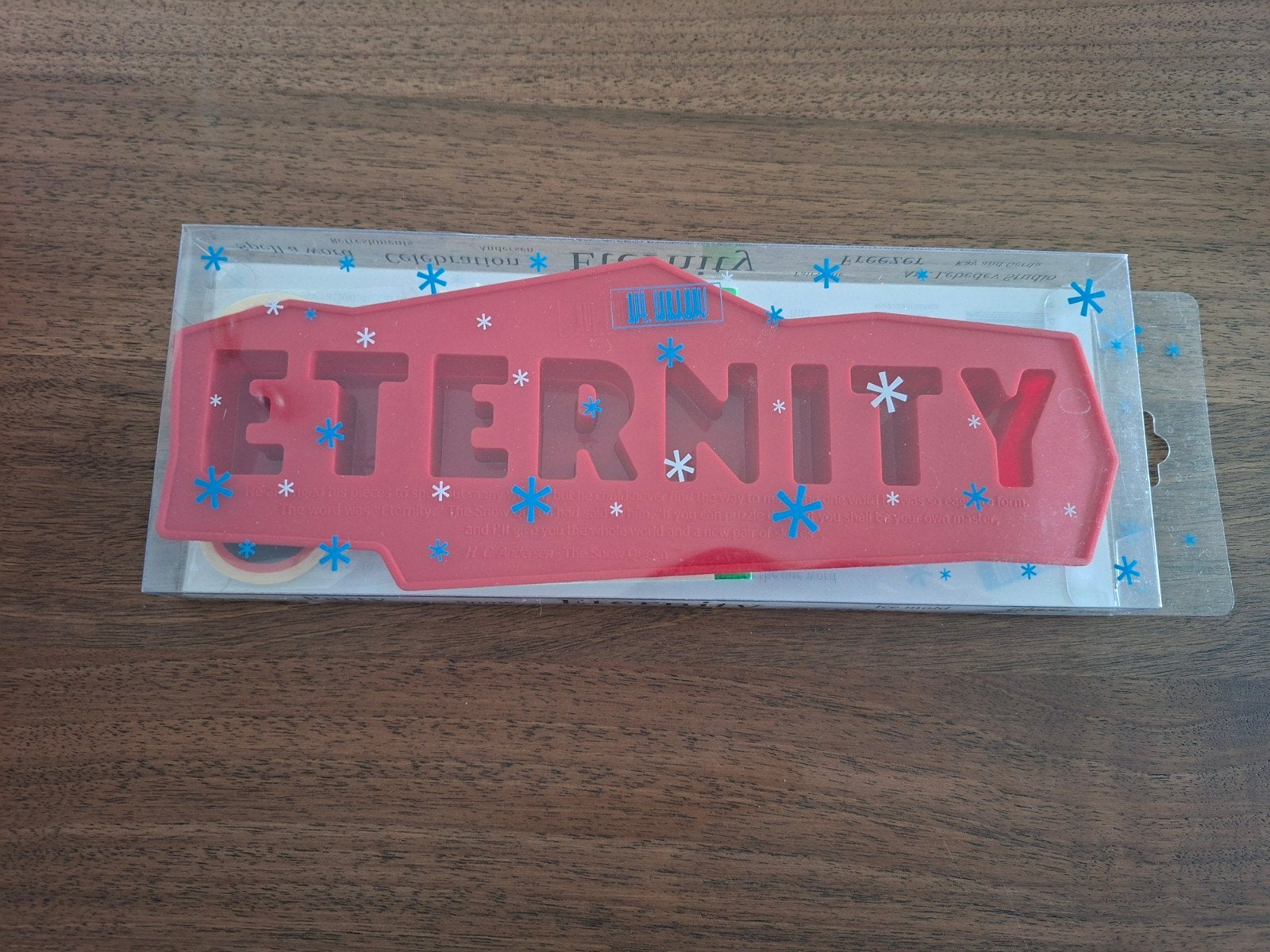 Silliconen ijsblokjesvorm 'Eternity', Huis en Inrichting, Overige typen, Nieuw, Ophalen of Verzenden, Rood