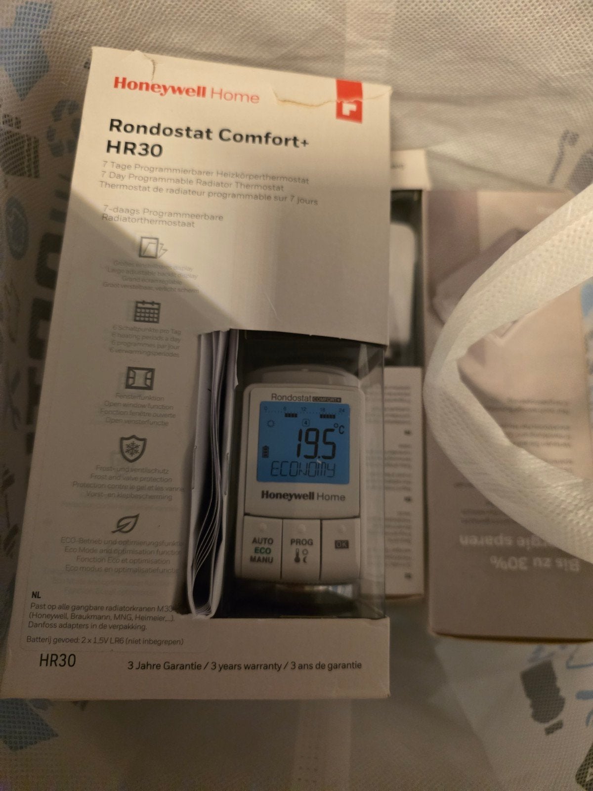 4x Honeywell Home HR30 radiatorthermostaa, Ophalen of Verzenden, Nieuw, Minder dan 60 cm, Minder dan 30 cm